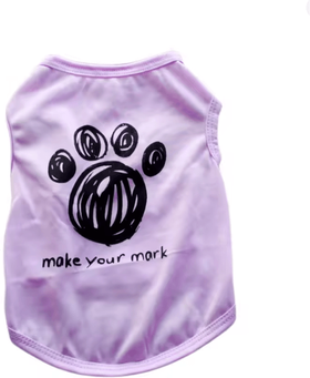 Inspire Essentials PawSecure Summer Pet Vest For Small Dogs And Cats s purple Paw