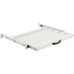 Lanview D=600 SLIDING SHELF WHITE, Serverschrank Zubehör, Weiss