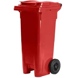 Hardwex Mülltonne 80 l Rot