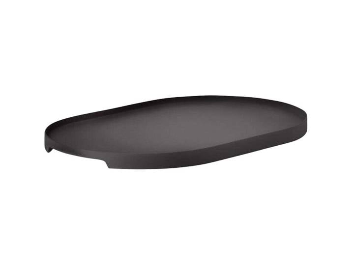 Serviertablett Serve schwarz Metall B 23 T 23 cm