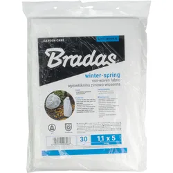 Wintervlies Frühbeetvlies 30g 1,1x5m weiß Gartenvlies Pflanzvlies Kälteschutz für Pflanzen Gemüse Blumen AWW3011005