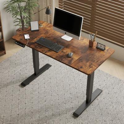 "55""×24"" Electric Standing Desk Height Adjustable Desk for Home and Office Computer Table Gaming Desk Modern Lift-up Desk"