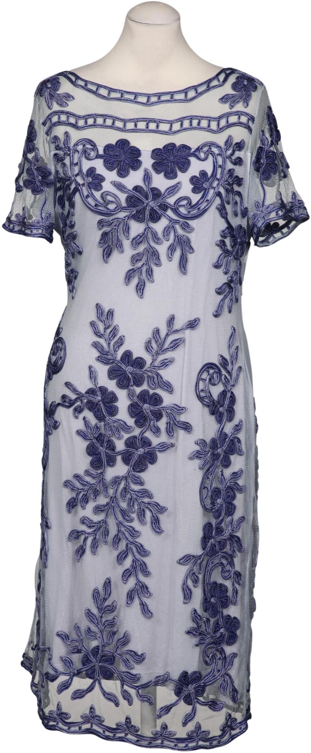 Phase Eight Damen Kleid, Hellblau, Gr. M, Synthetik / Viskose - Second Hand