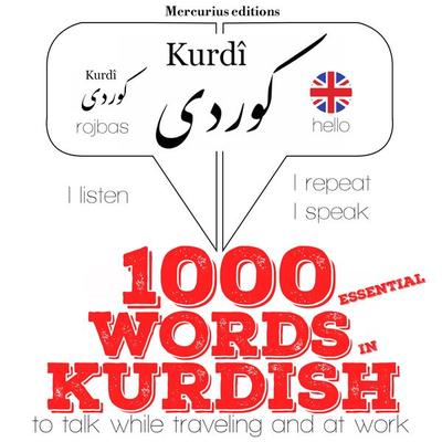 1000 essential words in Kurdish - JM Gardner, Audio, 9782821118027
