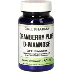 CRANBERRY PLUS D-Mannose GPH Kapseln 60 St