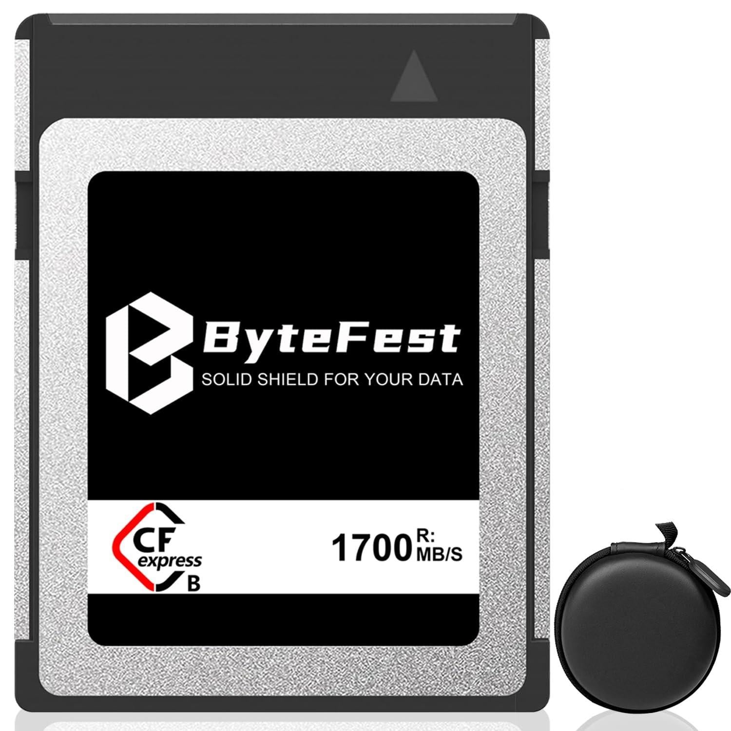Merkloze CFexpress Type B Geheugenkaart 128GB met Draagbare Case