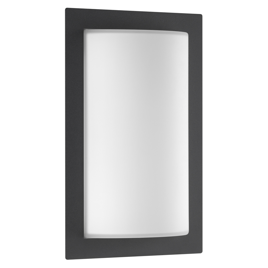 LCD LED-Wandaußenleuchte 31x20cm graphit 044LED 8033239495264