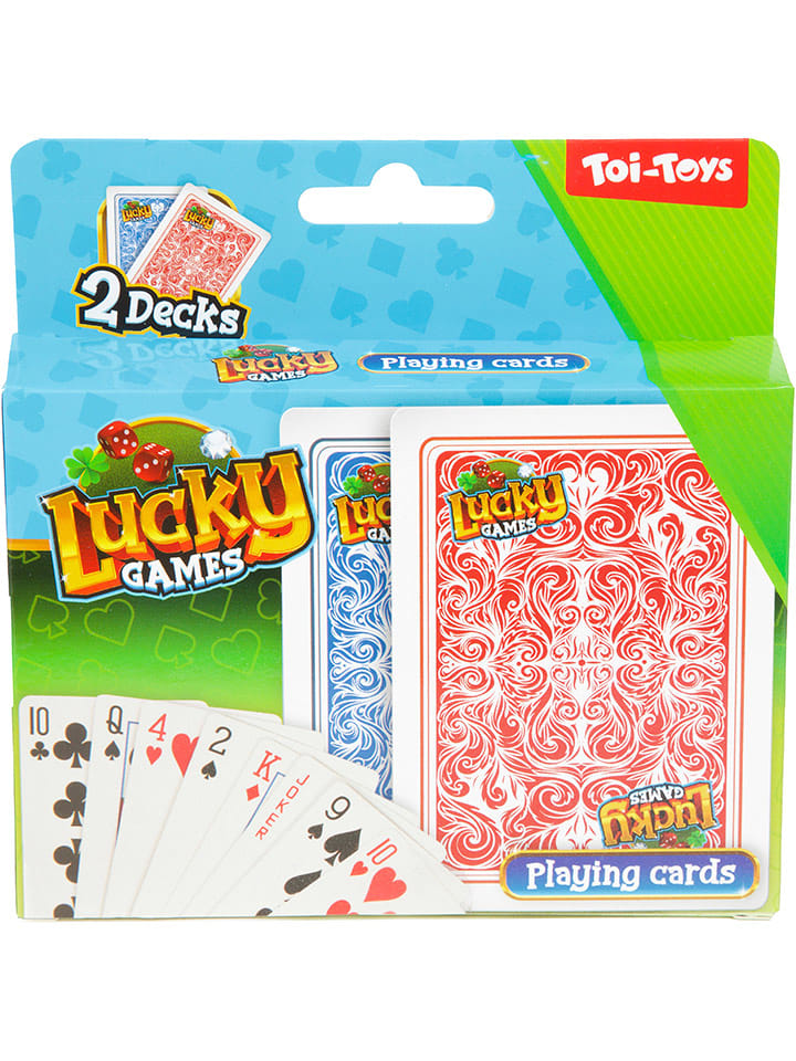 Toi-Toys Spielkarten "LUCKY GAMES" - ab 3 Jahren - onesize