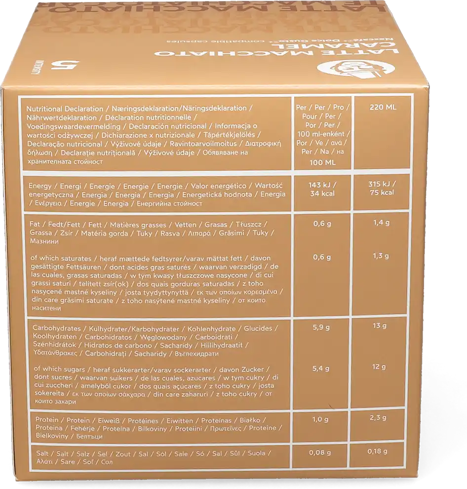 Kaffekapslen   Latte Macchiato Caramel - 16 capsules voor Dolce Gusto