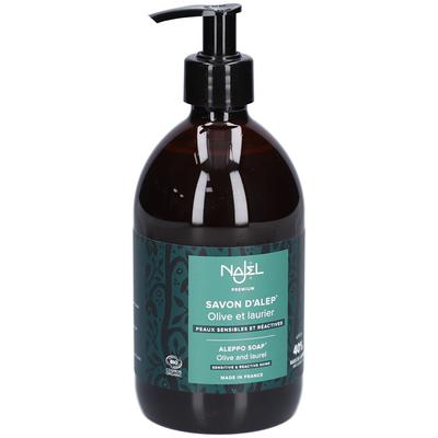 Najel Savon d'alep liquide 40% hbl peaux sensibles 500ml 500 ml Seife