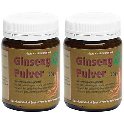 Ginseng Pulver 2x 2x50 g