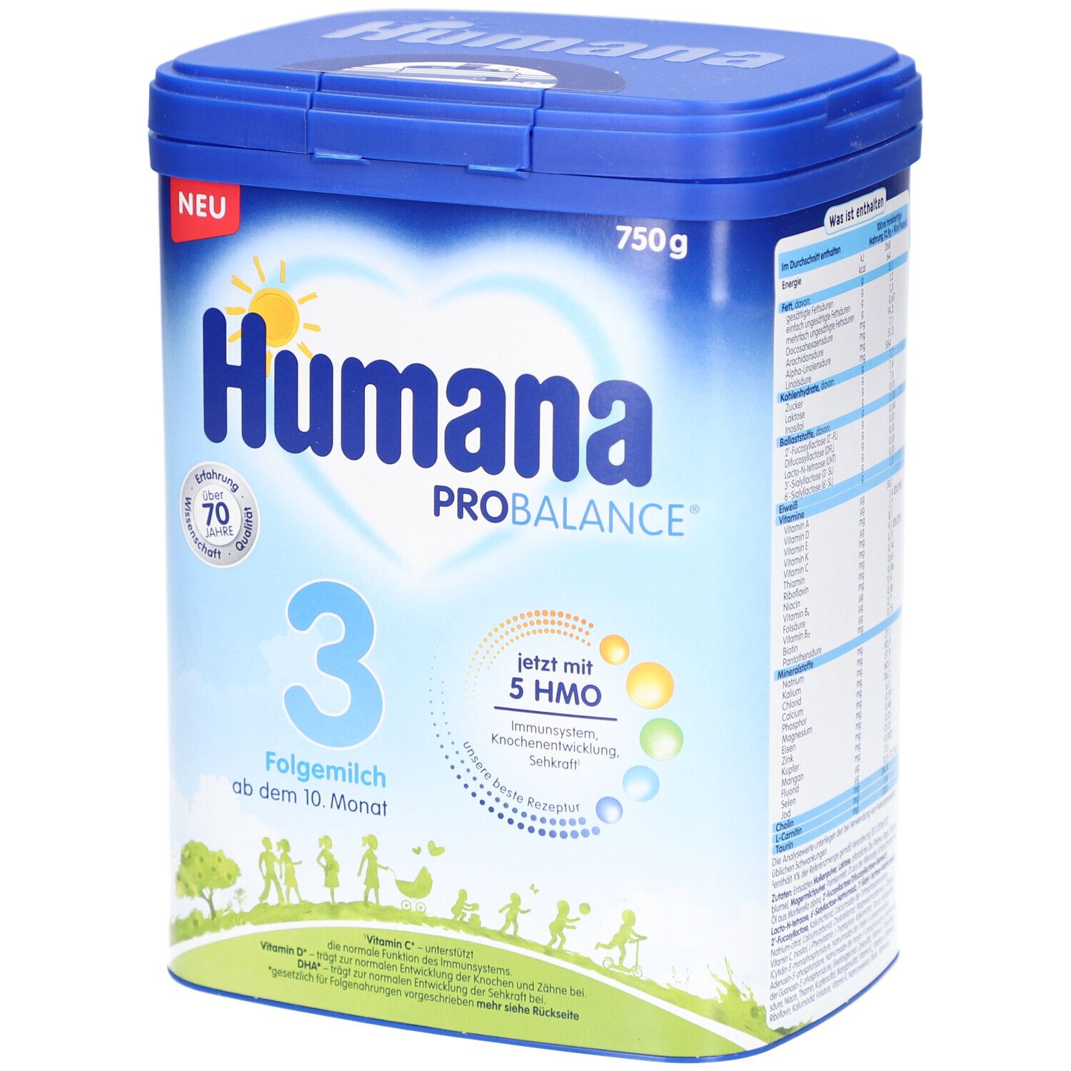 Humana Probalance Folgemilch 3 5Hmo Pulver 750 g