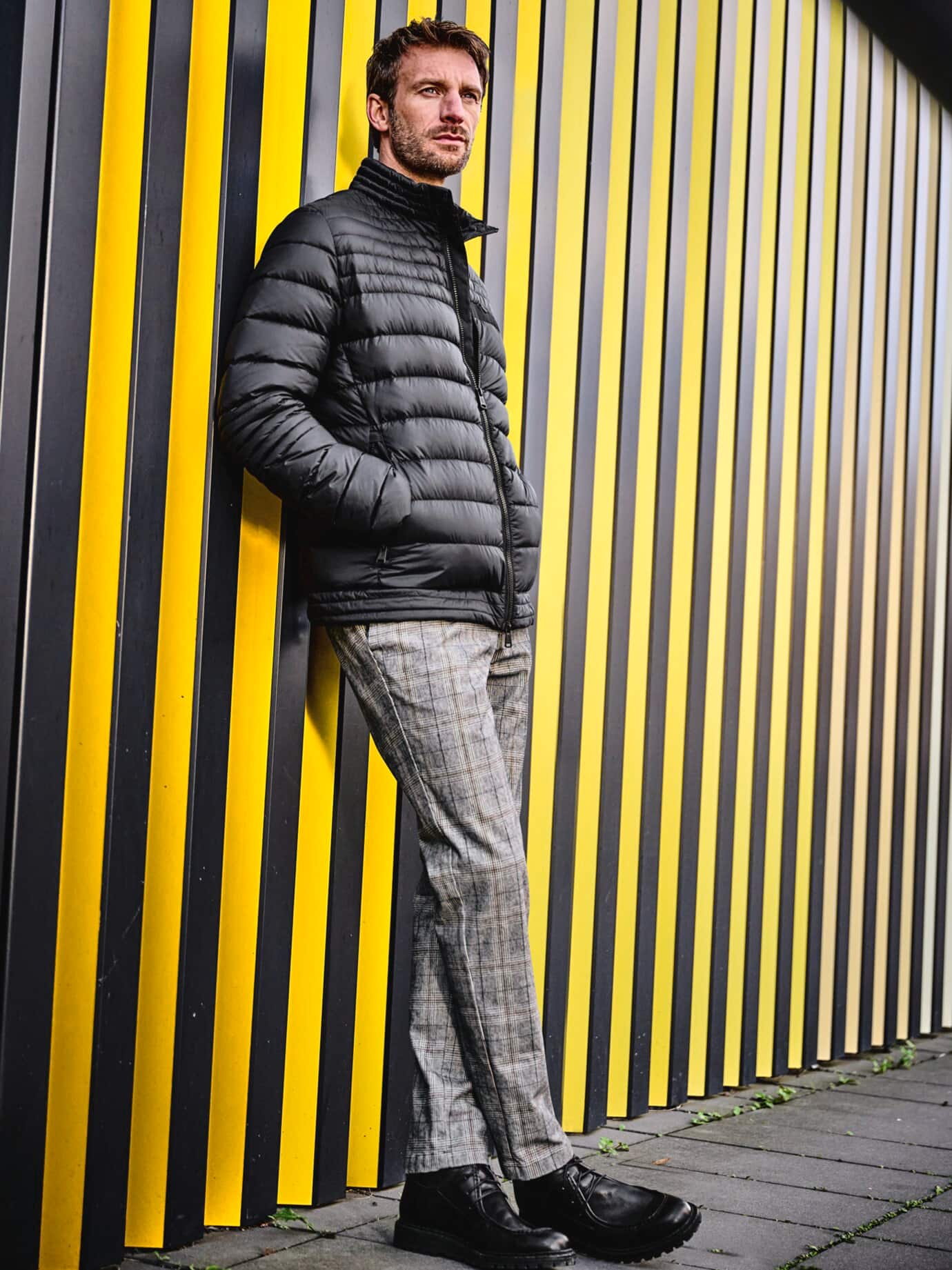 Mey & Edlich Ultraleichte Steppjacke Schwarz 56