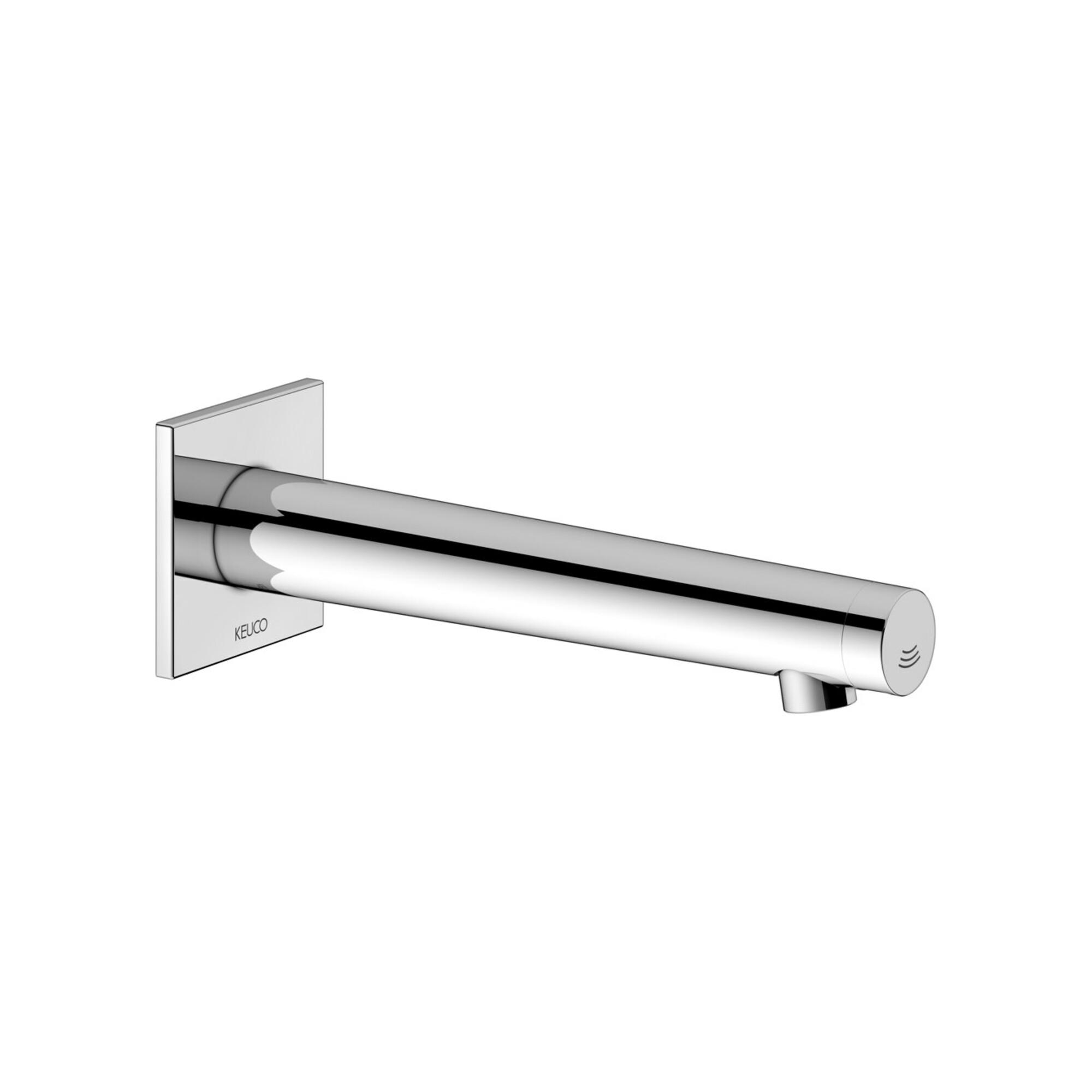 Keuco Elektronik-Waschtischmischer IXMO vc, UP, Netzbetr., Ausl. 225mm, eck Ros. (59517011102)