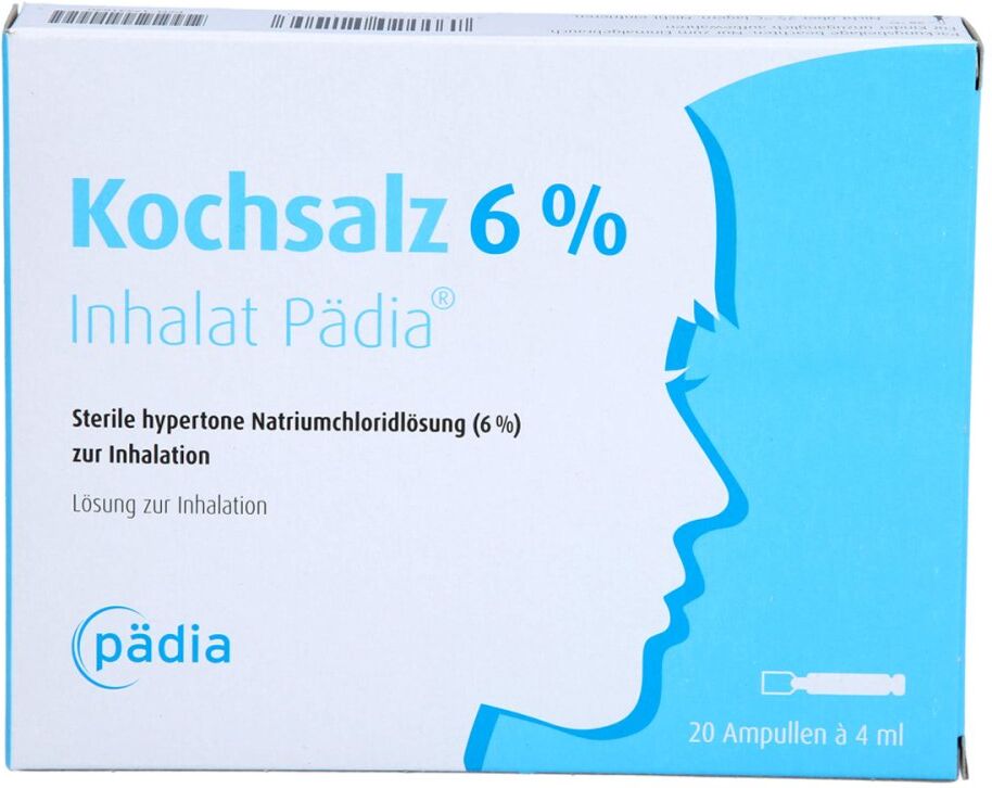 Kochsalz 6% Inhalat Pädia Ampullen