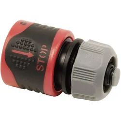 TOOLCRAFT TO-4850088 Kunststoff Schlauch-Verbindungsstück 13 mm (1/2") Ø Wasserstop