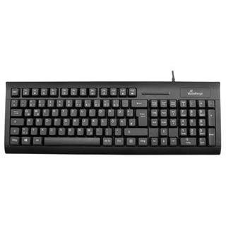 MediaRange Tastatur USB 2.0 mit Chip-Karten Terminal schwarz MROS114