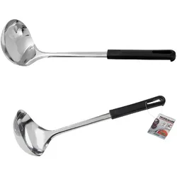 Fackelmann Schöpflöffel 30cm, Servierbesteck, Schwarz