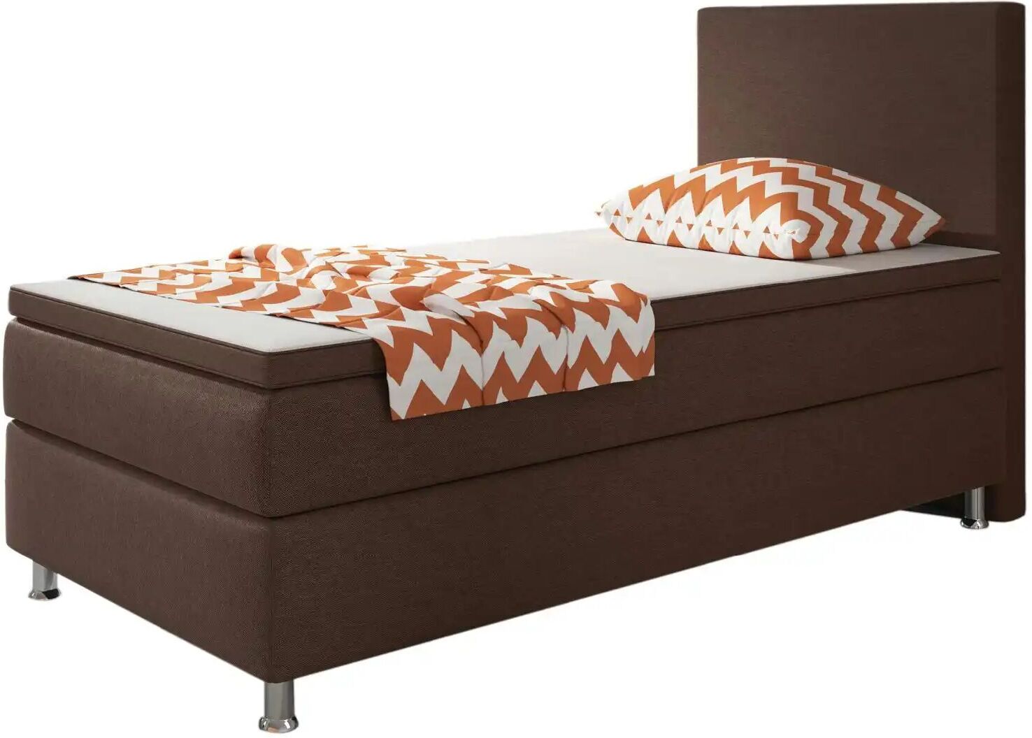 Höffner Boxbett   ¦ braun ¦ Maße (cm): B: 90 H: 115
