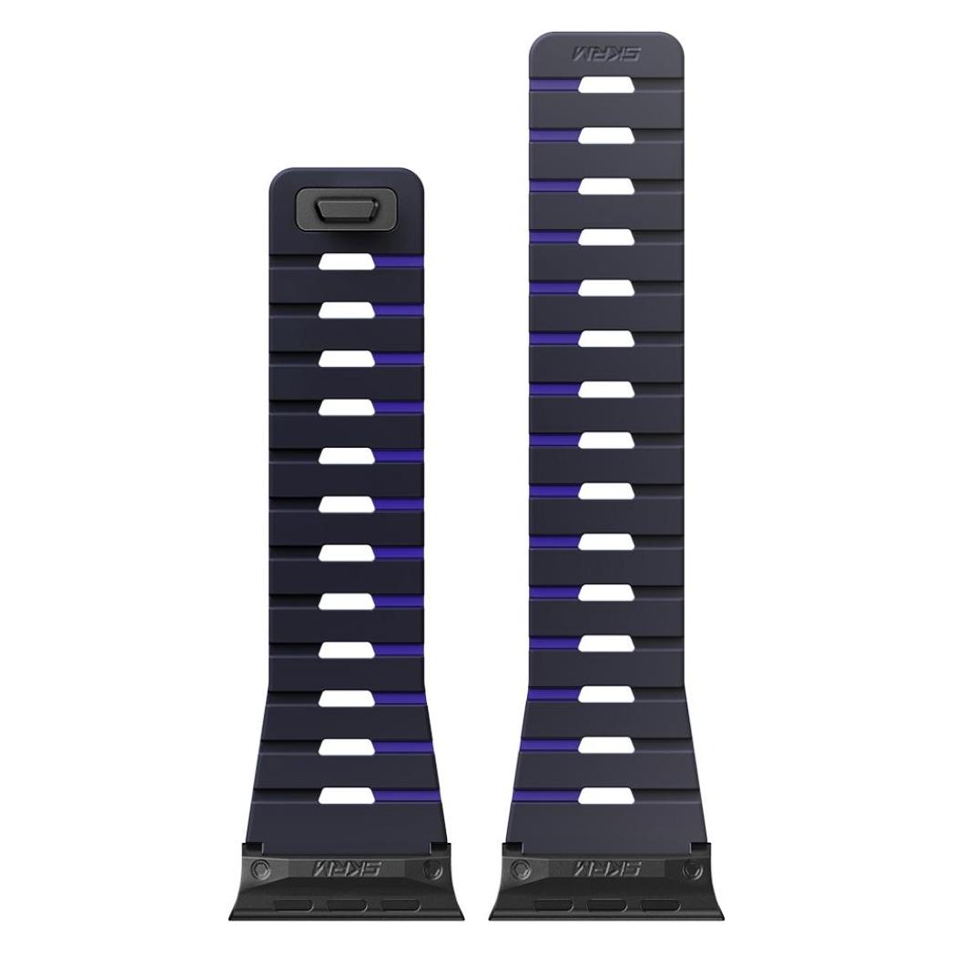 Skinarma Strap Gemini for Apple Watch 49/46/45/44 mm navy (Edelstahl, Silikon) (SK-WS49-GEM-NAVY)