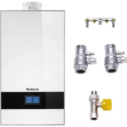 Buderus Logaplus M GB182i.2-15W Gas-Brennwertgerät mit MAPL und Wartungshähnen