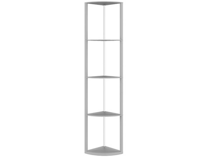 Homcom Stehlampe MDF Grau, LED integrated, 29.5x163x42 cm, Lampen & Leuchten, Innenbeleuchtung, Stehlampen