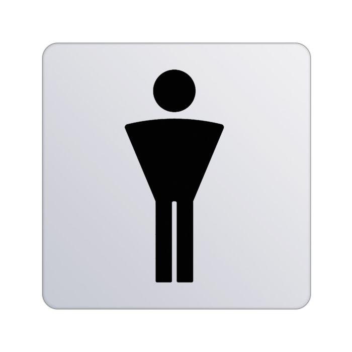 Keuco Türschild Plan 14967010000 Symbol Herren, verchromt
