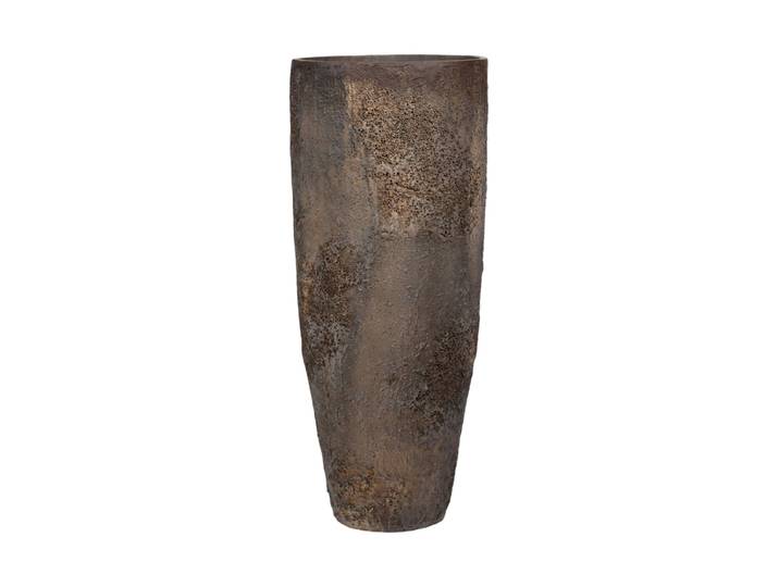 Hochwertiger In-/Outdoor Blumentopf „Oyster Dax“ Imperial Brown Ø 40 x 97 cm Pottery Pots
