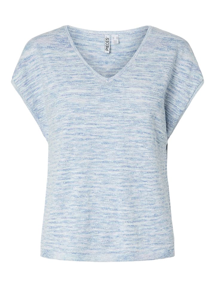 Pieces Pullover in Hellblau - M
