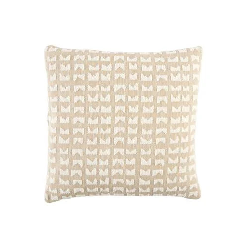 Light & Living SONTRA vierkant grafisch sierkussen - zand/gebroken wit - 45 x 45 cm
