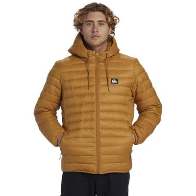 Outdoorjacke QUIKSILVER "Scaly 2024", Herren, Gr. M, braun (bone braun), Obermaterial: 100% Nylon., Jacken Outdoorjacke