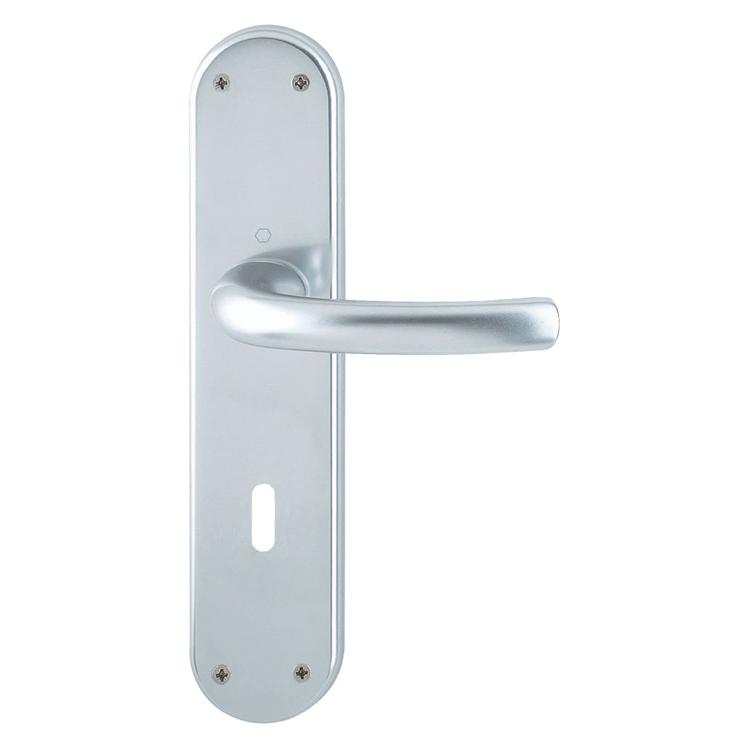 Hoppe Langschildgarnitur BB 11539008 Tokyo 1710/3334 Lochabstand 72 mm silber (Türgarnitur) (11539008)