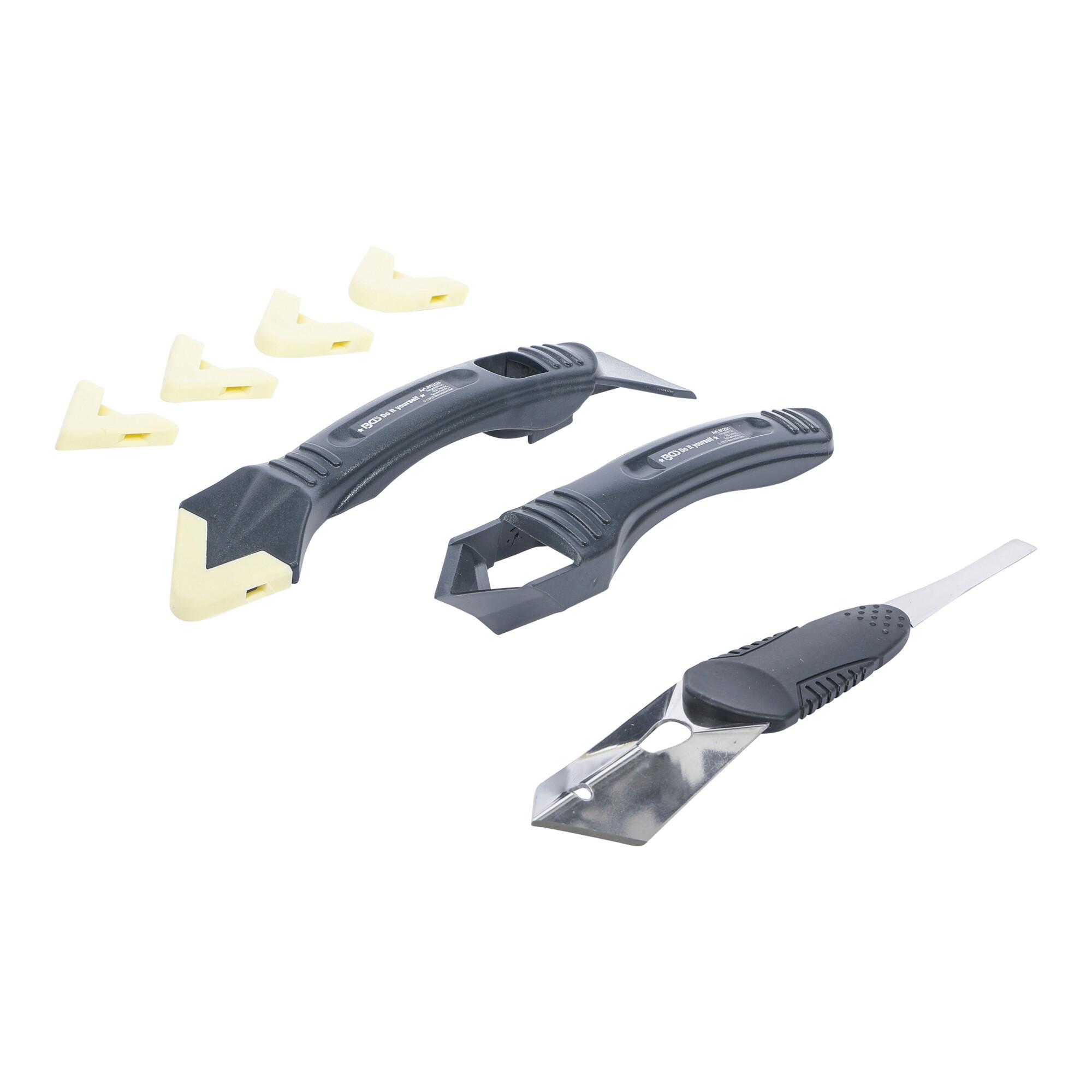 BGS Do it yourself Silikon-Fugenentferner und Spachtel-Satz 8-tlg. (85200)