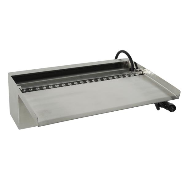 OUTSIDELIVI Wasserfall NIAGARA 30 LED WALL Inox 316L, 20 LED, H10x30x20cm 08437875