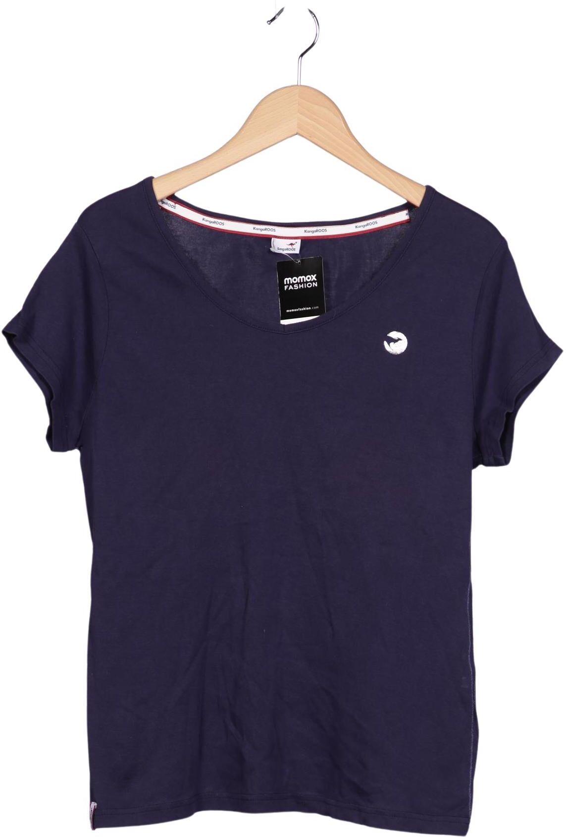 KangaROOS Damen T-Shirt, Marineblau, Gr. EU 44, Baumwolle - Second Hand