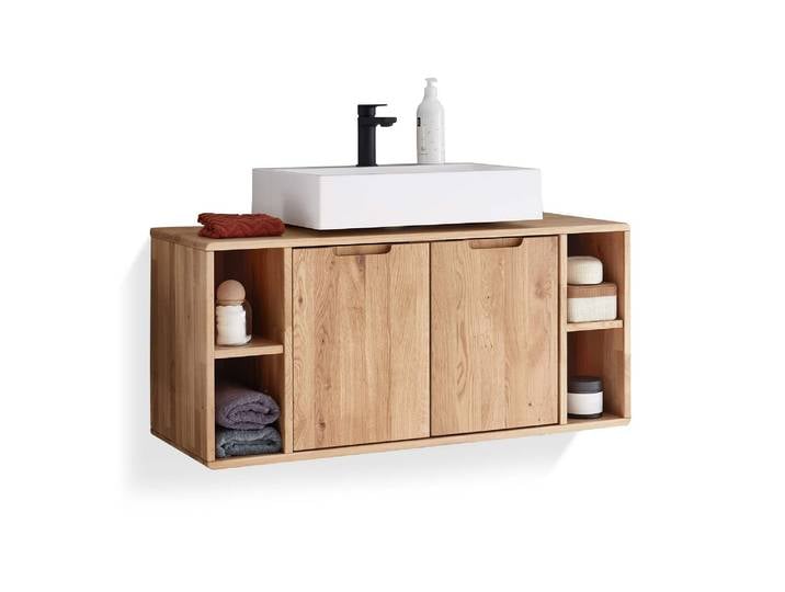 LEONARD Waschbeckenunterschrank II, Material Massivholz