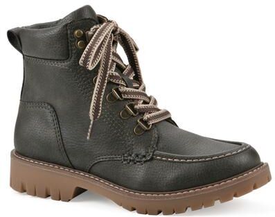 Women's Parcels City Hiker Boot by White Mountain in Olive Pebble Smooth (Size 8 1/2 M)
