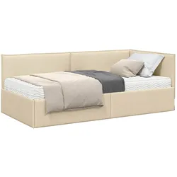 vidaXL, Bett, Eckbett (90 x 190 cm)