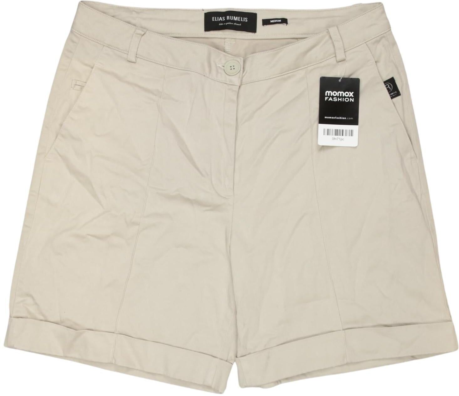 ER Elias Rumelis Damen Shorts, Beige, Gr. M, Baumwolle / Elasthan - Second Hand