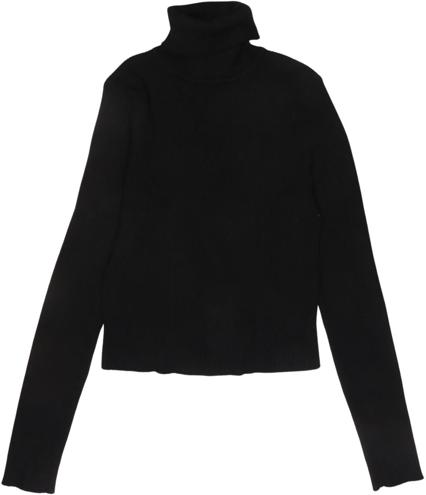 Dissh Mädchen Pullover, Schwarz, Gr. EU 152, Synthetik - Second Hand
