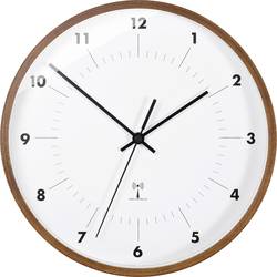 TFA Dostmann 98.1097 Funk Wanduhr 25.5 cm x 255 mm x 255 mm x 50 mm Holz