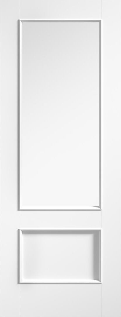 LPD Doors Murcia Glazed Internal Door White 72.6cm x 204cm