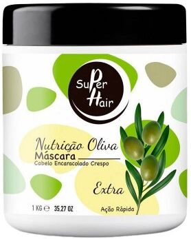 Super Hair Máscara para Cabelo Encaracolado Crespo 1000ml