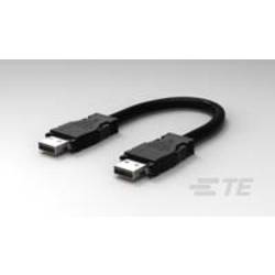 TE Connectivity USB-Kabel USB-A Buchse, USB-A Buchse 5.00 m 2083112-5