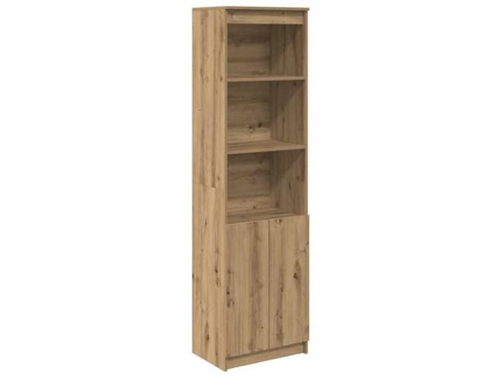 GFMGUEMV Highboard Artisan-Eiche 50x35x180 cm Holzwerkstoff mit Tür Glatte Oberfläche, feuchtigkeitsbeständig, vielseitig nutzbar, pflegeleicht, robuste Konstruktion