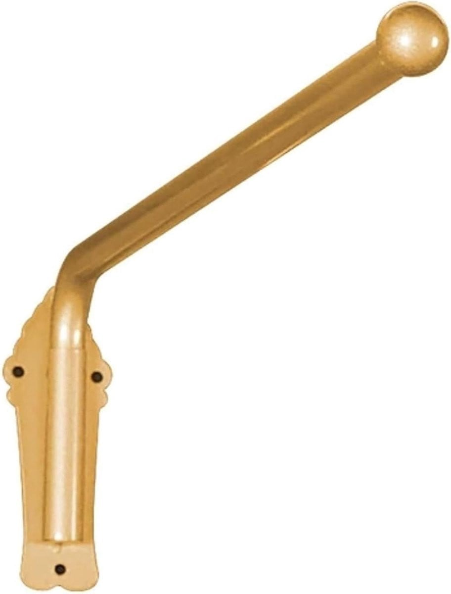 Verstelbare Gordijnarm van Duurzame Aluminiumlegering in Goud, 1-7m