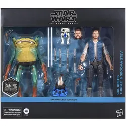 Hasbro The Black Series Cal Kestis, Turgle & Skoova Stev