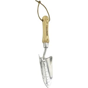 Kent&Stowe Blumenkelle Pflanzkelle, 70100092, aus Edelstahl, Länge 32,5 cm, mit Eschenholzgriff, Breite 6,5 cm