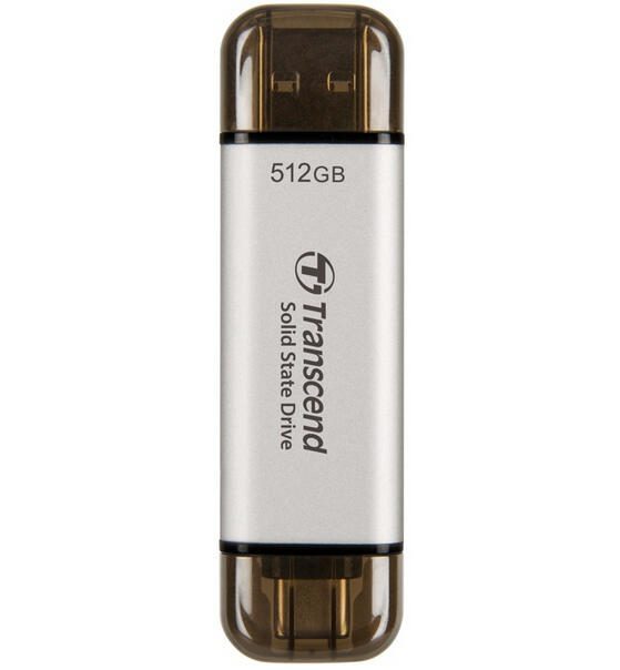 Transcend ESD310 Externe SSD 512 GB, silber TS512GESD310S