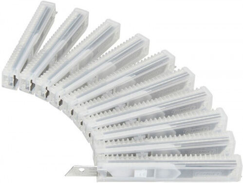 Stanley 1-11-300 Lames de cutter 9mm, 10 x 10 pcs